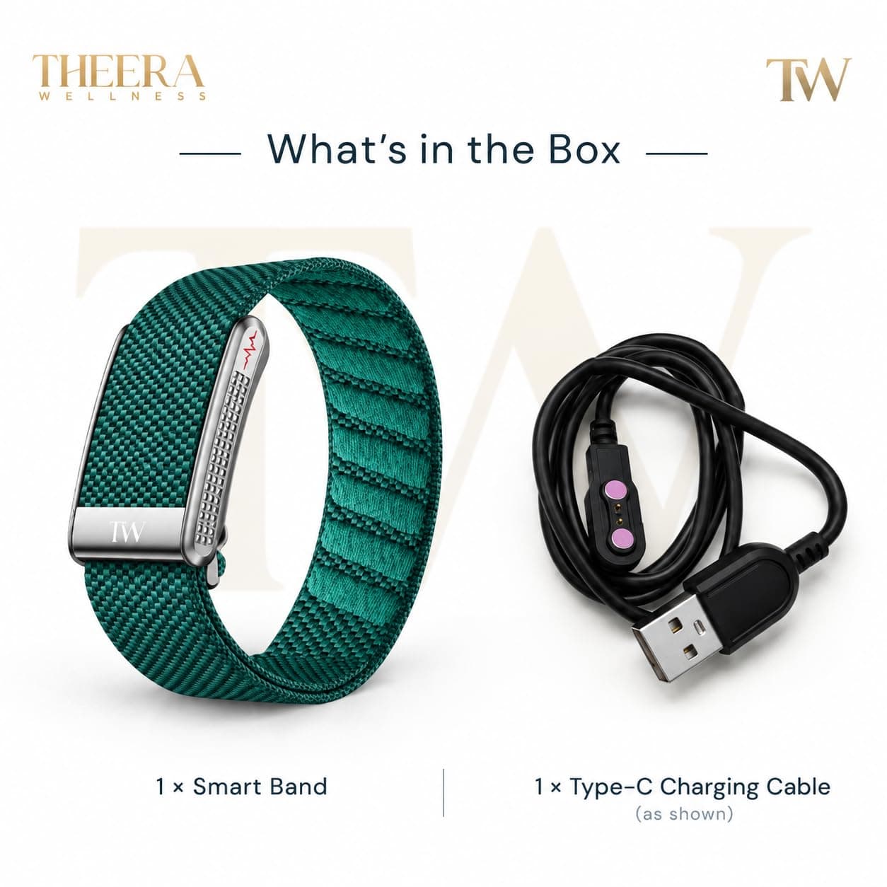 Theera Pro peach — complete 24/7 health monitoring